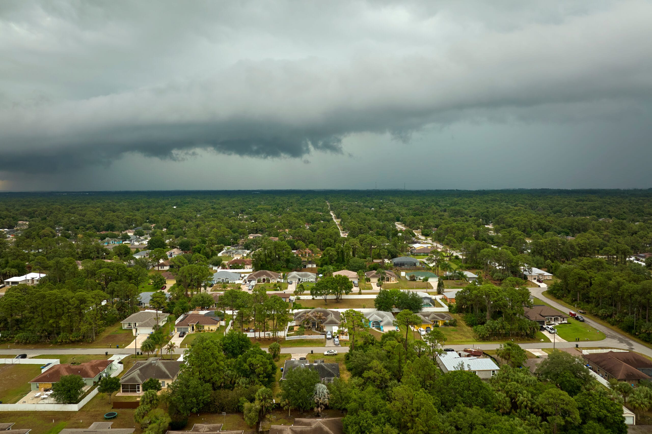 Imagem de ciclone extratropical.