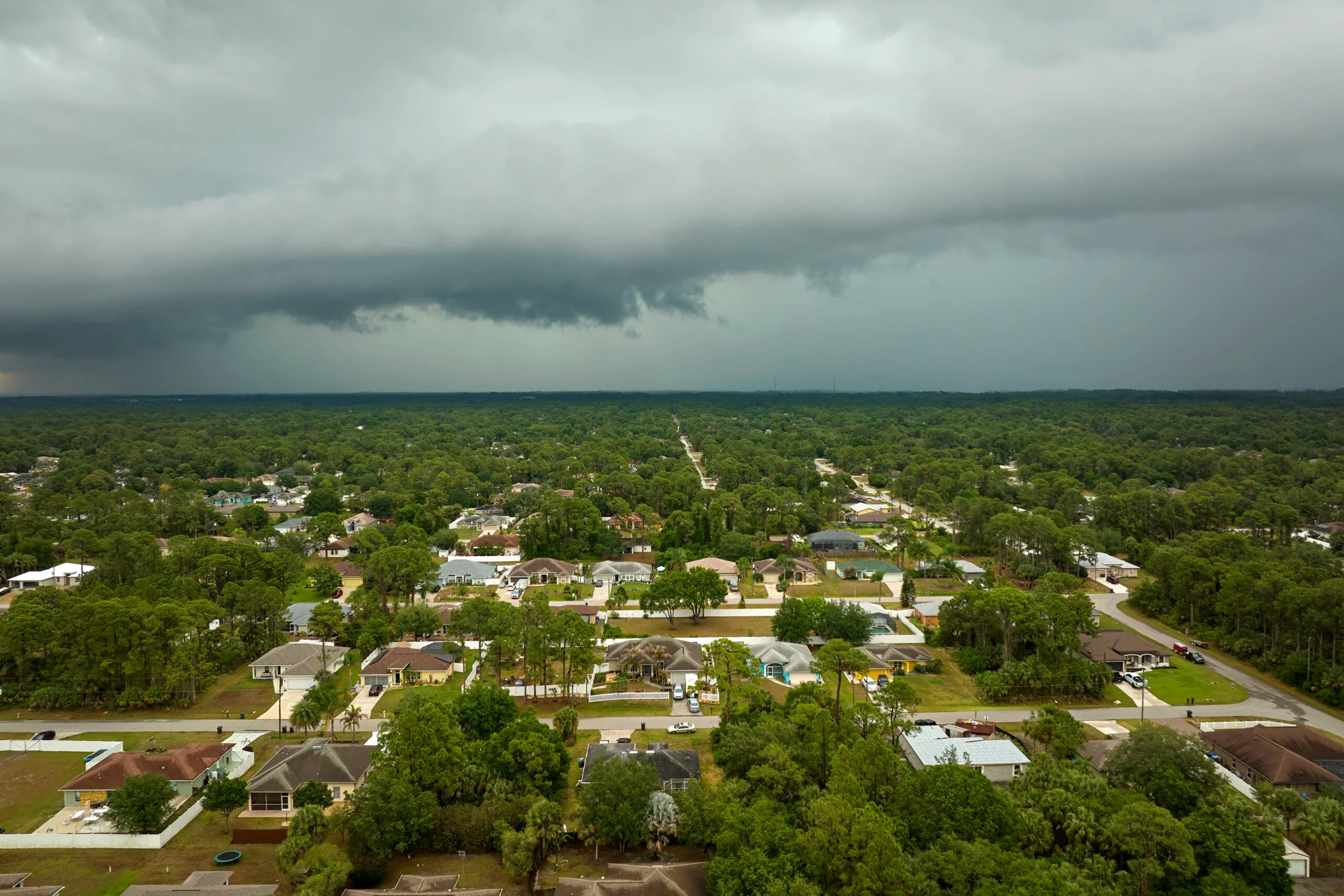Imagem de ciclone extratropical.