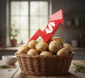 Imagem ilustrativa representando as altas de dezembro da Batata.