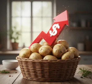 Imagem ilustrativa representando as altas de dezembro da Batata.