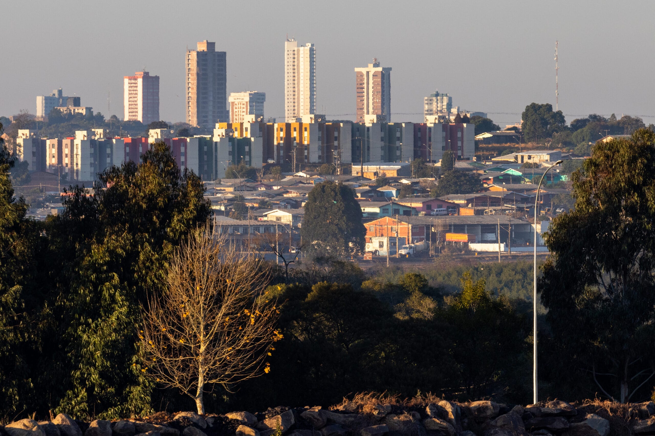 Foto de Guarapuava, no Paraná.