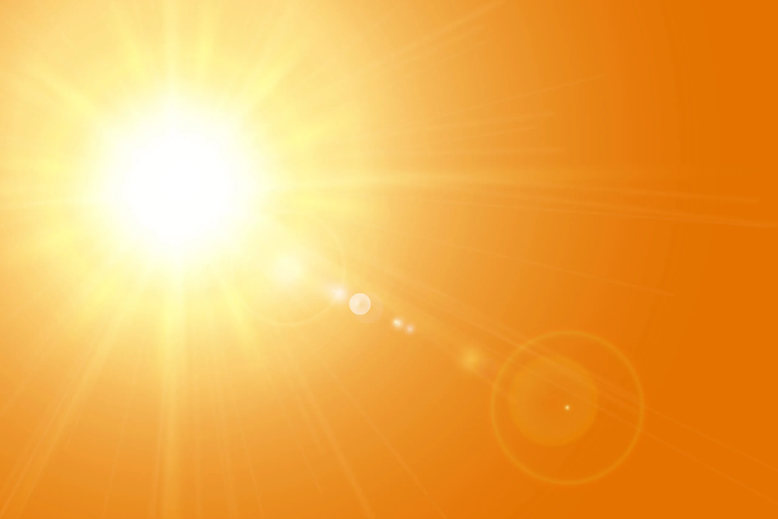 Clima quente em referência ao El Niño.